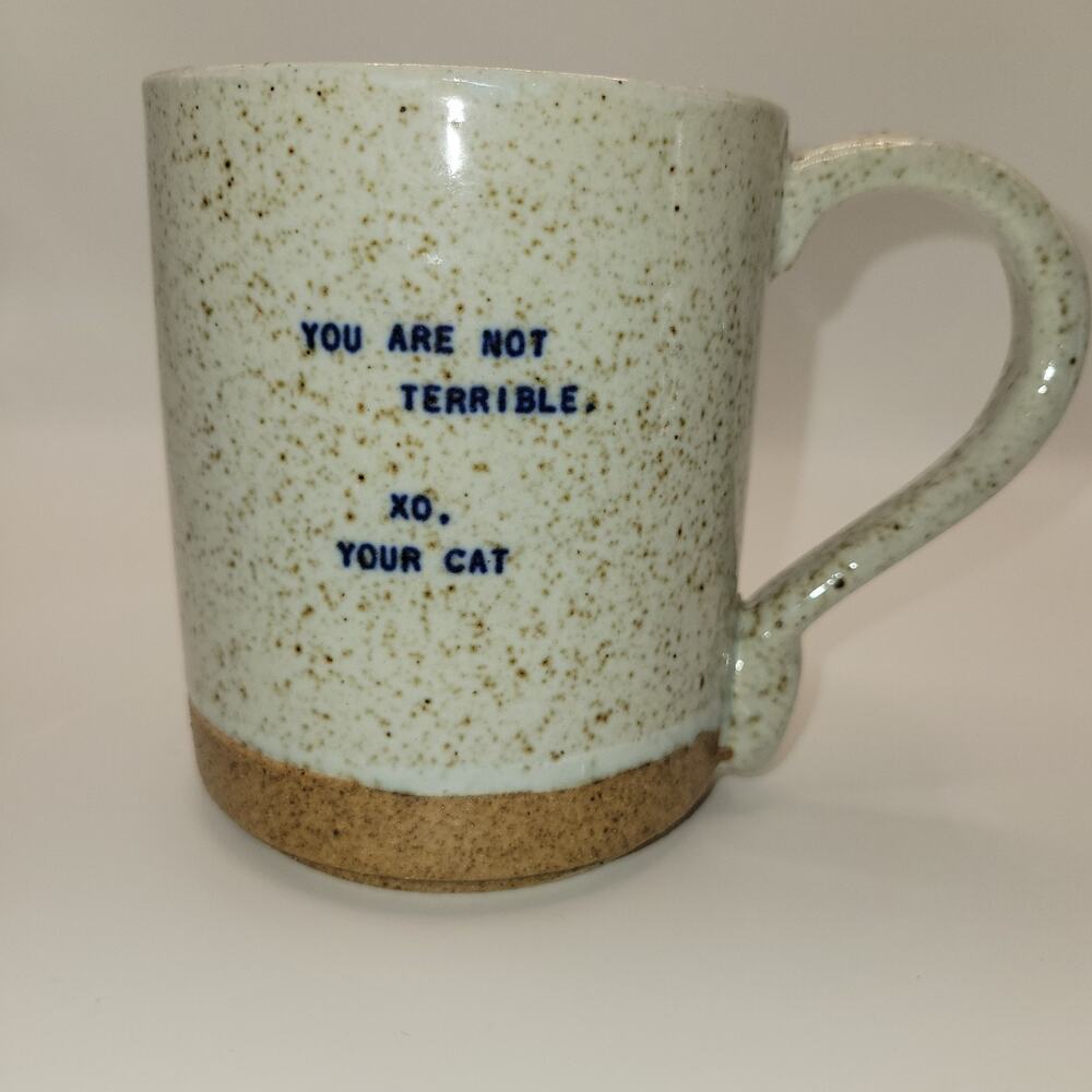 Sugarboo & Co Speckled Mug - You Are Not Terrible. XO, Your Cat - XO Mug